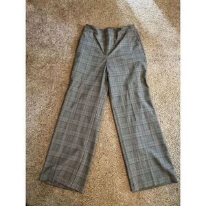 Nicole‎ Miller New York Gray Plaid Dress Pants Professional Office Wear size 10